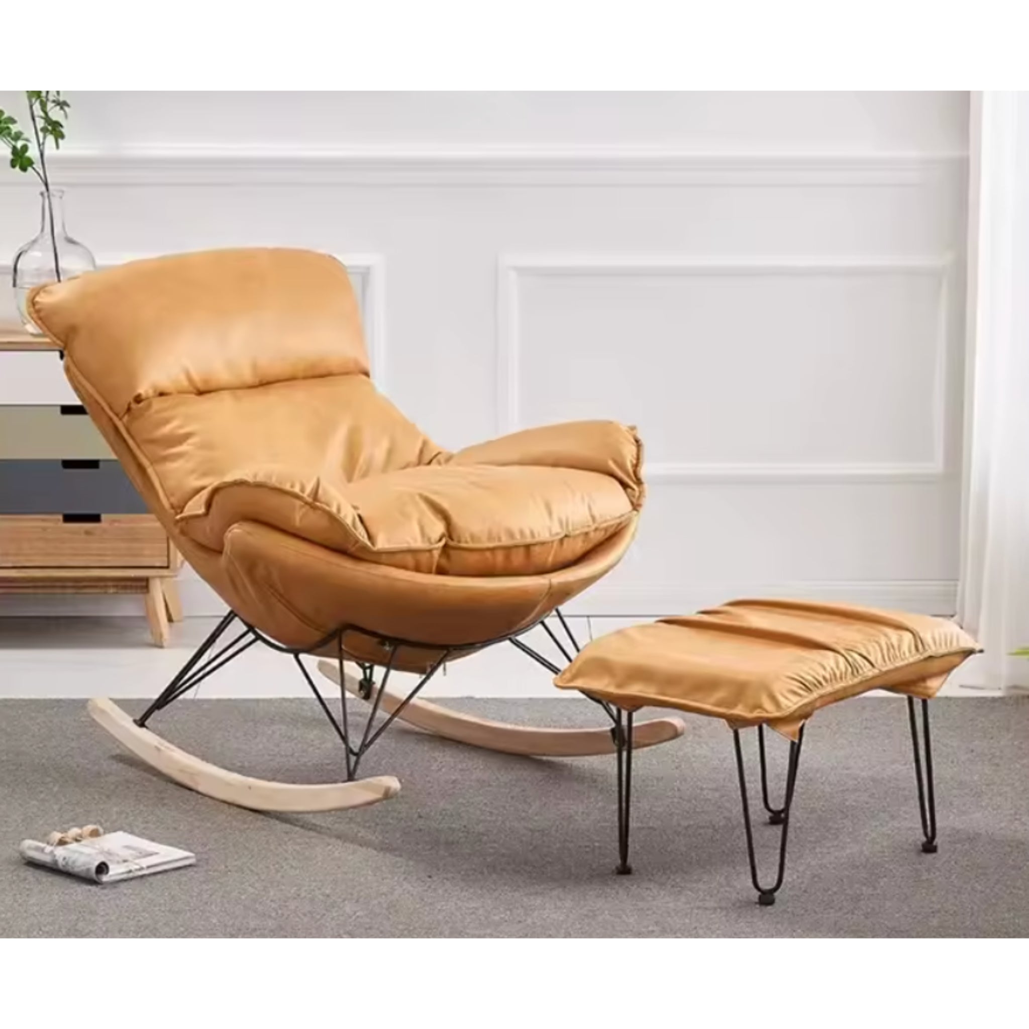 Solestra Modern Rocking Lounge Chair